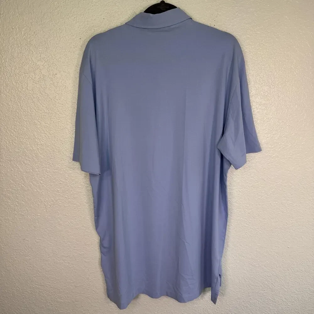 Polo Ralph Lauren Shirt Mens XL Stretch Lisle Light Blue Golf Performance Soft
